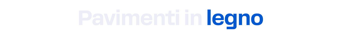 Pavimenti in legno