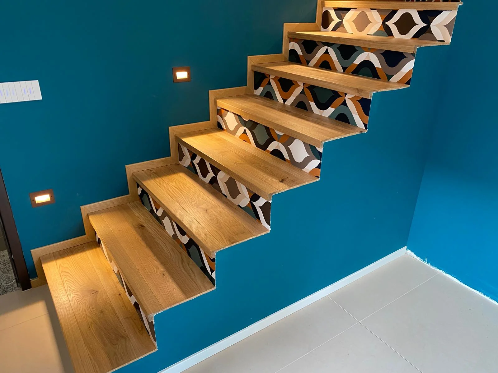 Lavoro Spazio Group SRL — Rivestimento scale in legno a Milano, intervento 22